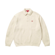 Supreme Small Box Polo Sweater Ivory - 23FW