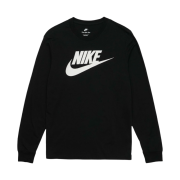Nike NSW Icon Futura Long Sleeve T-Shirt Black - US/EU