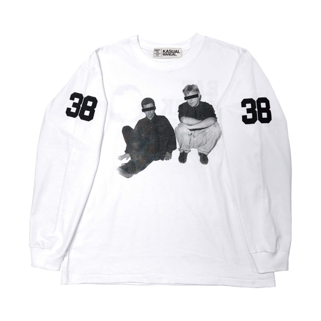 캐주얼 매뉴얼 38 티셔츠 화이트(Kasual Manual 38 T-Shirt White) - 1