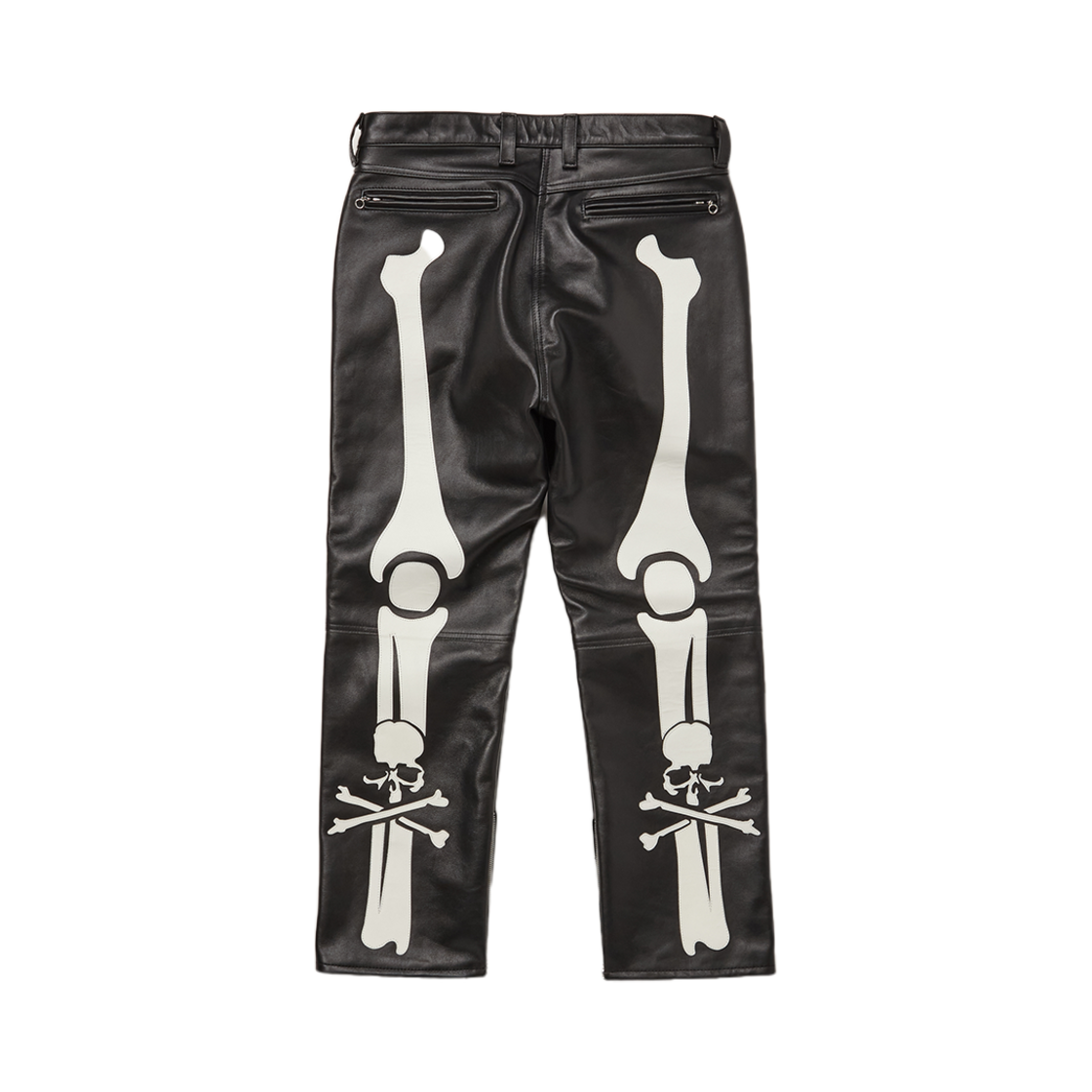 KM4DPALMN20BK Mastermind World x Vanson Bone Pants Custom Black - 24FW