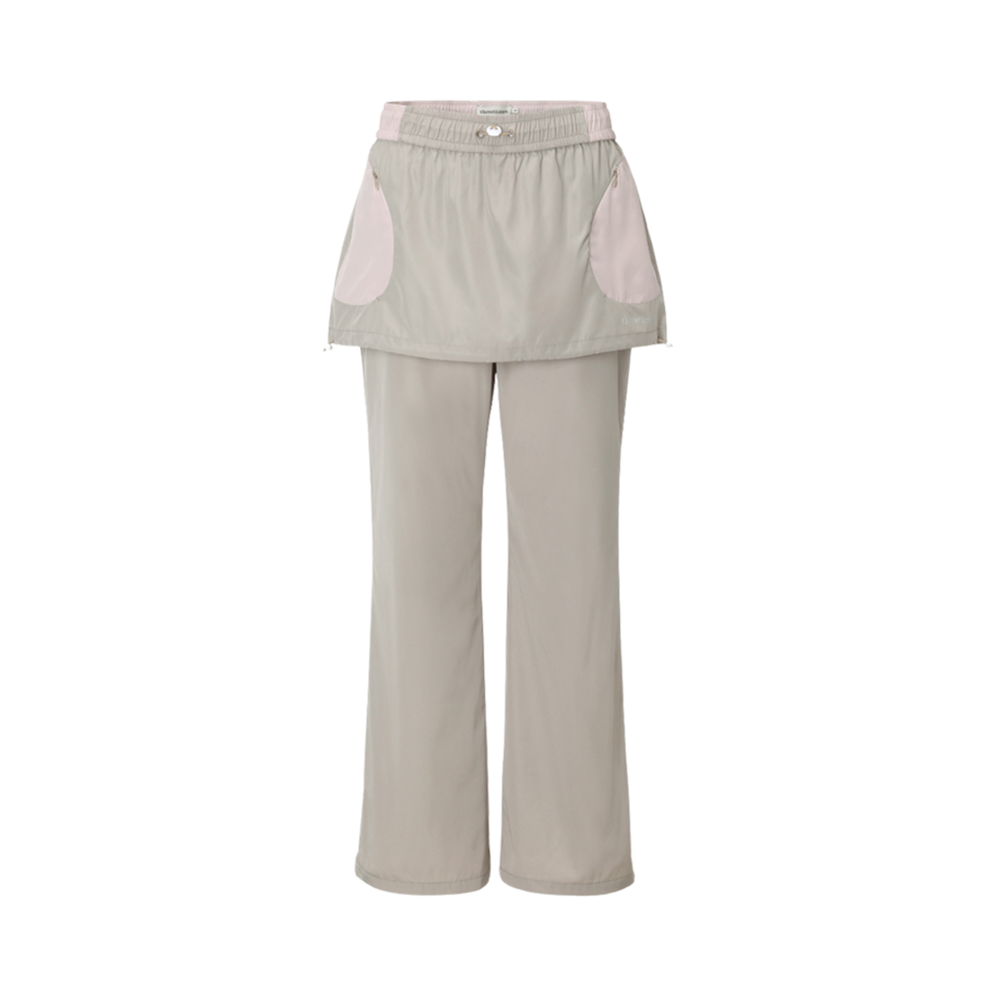 (W) 쓰리타임즈 밀키 스커트팬츠 베이지((W) Threetimes Milky Skirt-Pants Beige)