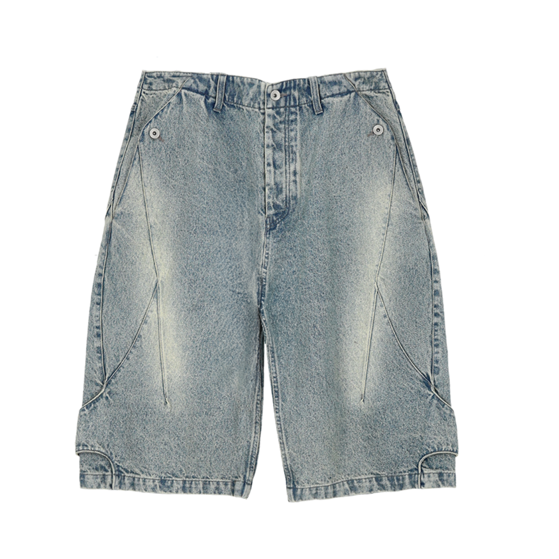 CK25SSPT01ID Cost Per Kilo Adjustable Denim Shorts Indigo