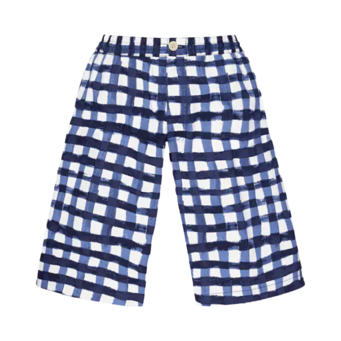 유니클로 x 마르니 와이드 핏 박시 숏 팬츠 패턴 블루(Uniqlo x Marni Wide Fit Boxy Short Pants Pattern Blue)