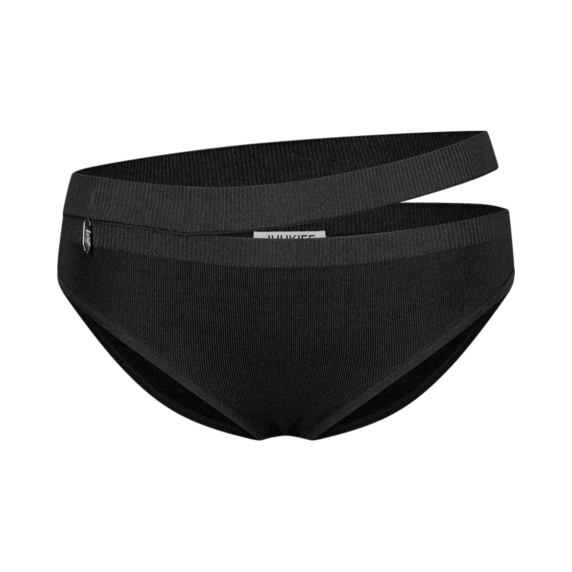 쥬키프 코튼 밴드 디테일 브리프 블랙(Juukiff Slash Band Brief In Mixed Cotton Black)
