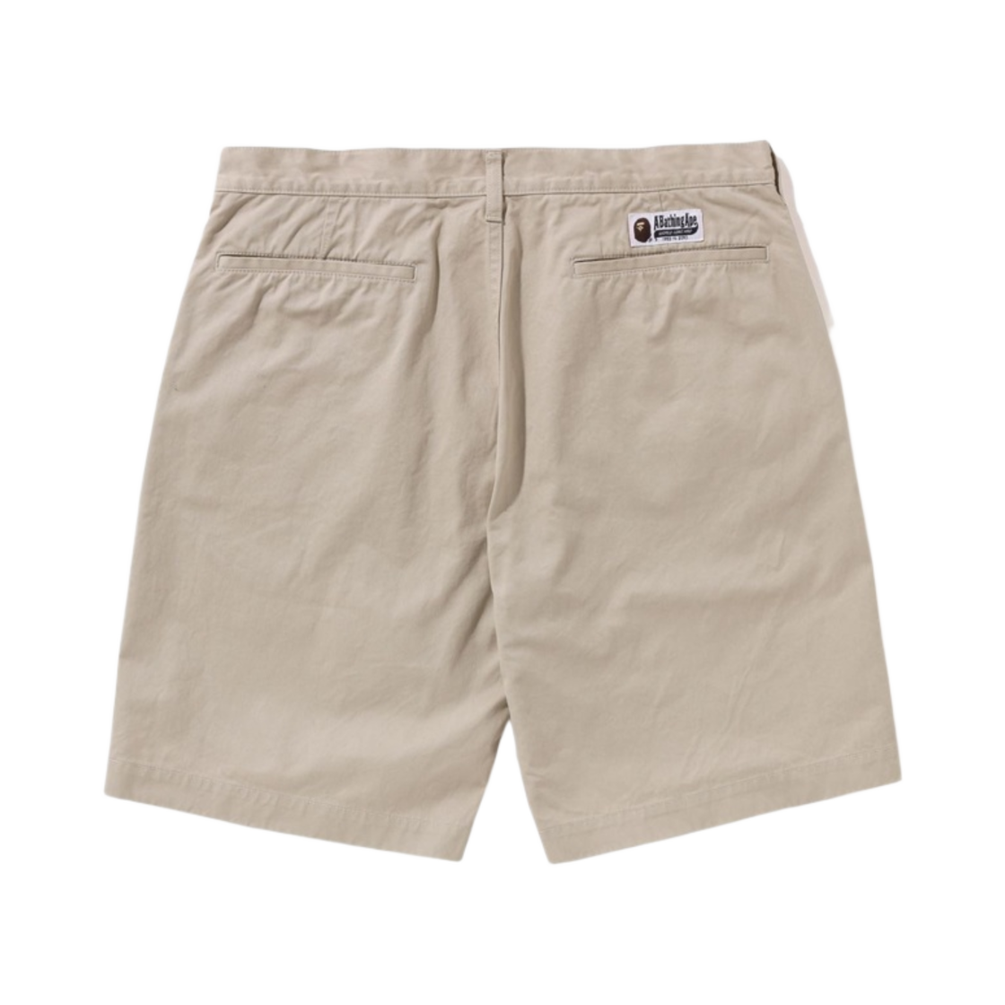 베이프 에이프 헤드 원 포인트 치노 쇼츠 베이지(BAPE Ape Head One Point Chino Shorts Beige) - 2