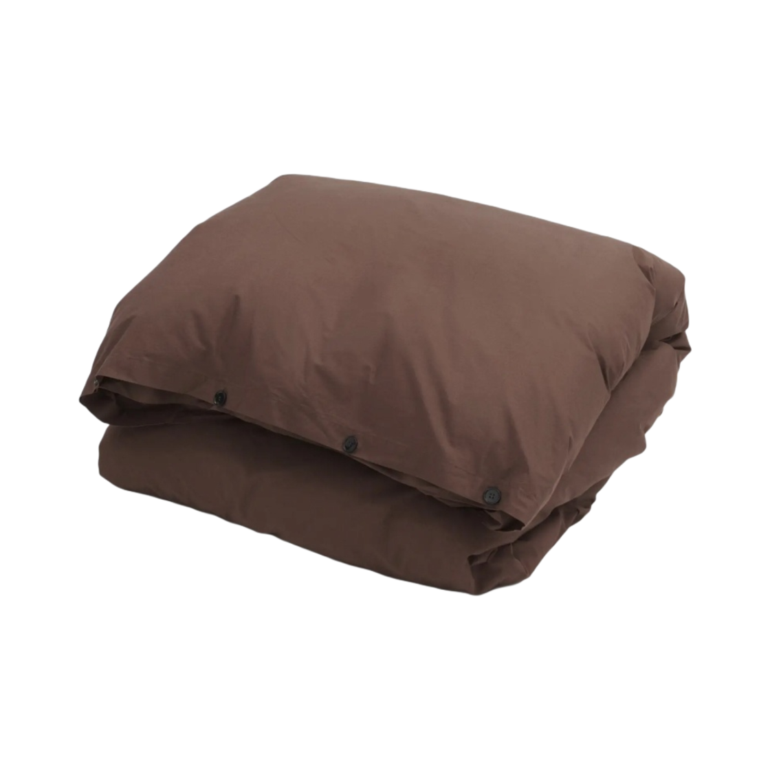 테클라 퍼케일 베딩 듀벳 커버 코코아 브라운(Tekla Percale Bedding Duvet Cover Cocoa Brown) - 1