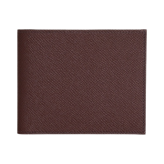 Hermes Citizen Twill Compact Wallet Epsom & Rouge Sellier Bleu de France Saphir