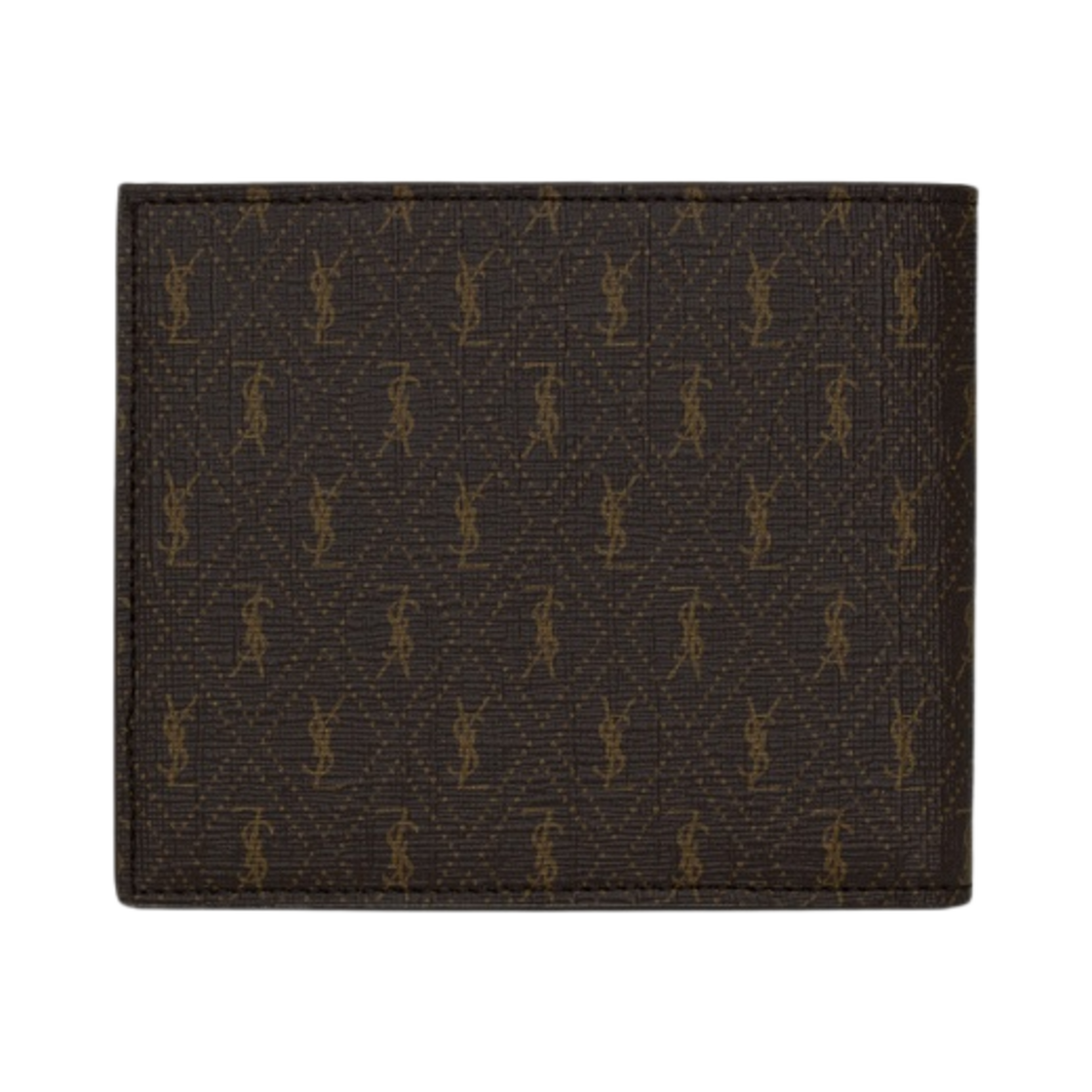 647151-2UY2W-2166/647151-FABLK-2166 Saint Laurent Le Monogramme East/West Wallet in Monogram Canvas and Smooth Leather Chestnut - #3