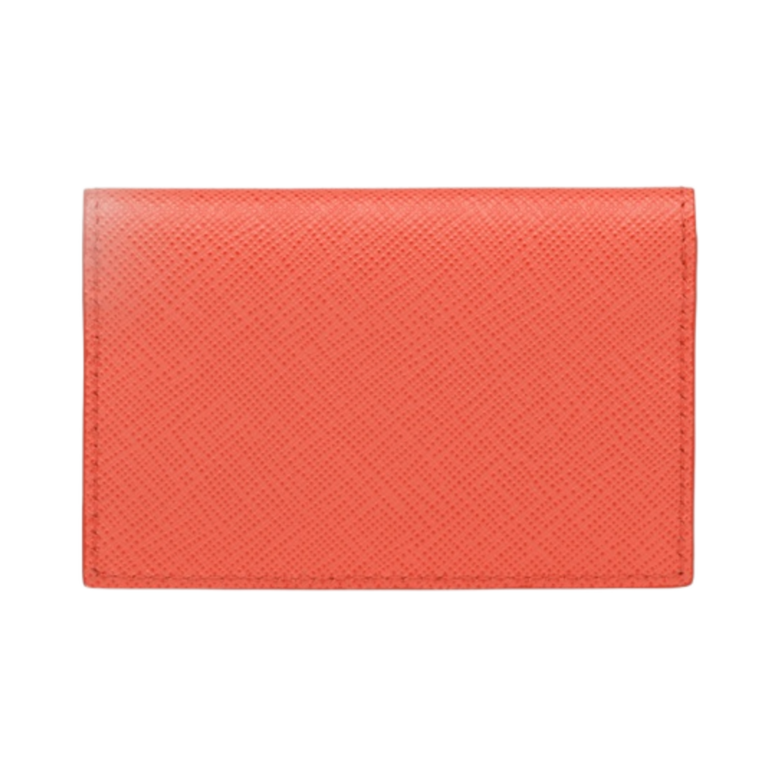 프라다 사피아노 레더 카드 홀더 오렌지(Prada Saffiano Leather Card Holder Orange) - 2