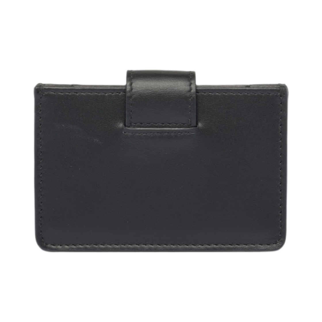프라다 레더 카드 홀더 블랙(Prada Leather Card Holder Black) - 2