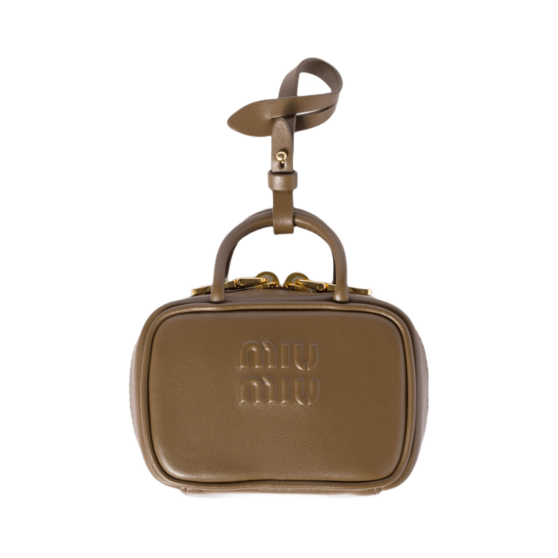 5NR036-AF8W-F0244 Miu Miu Leather Trick Tundra