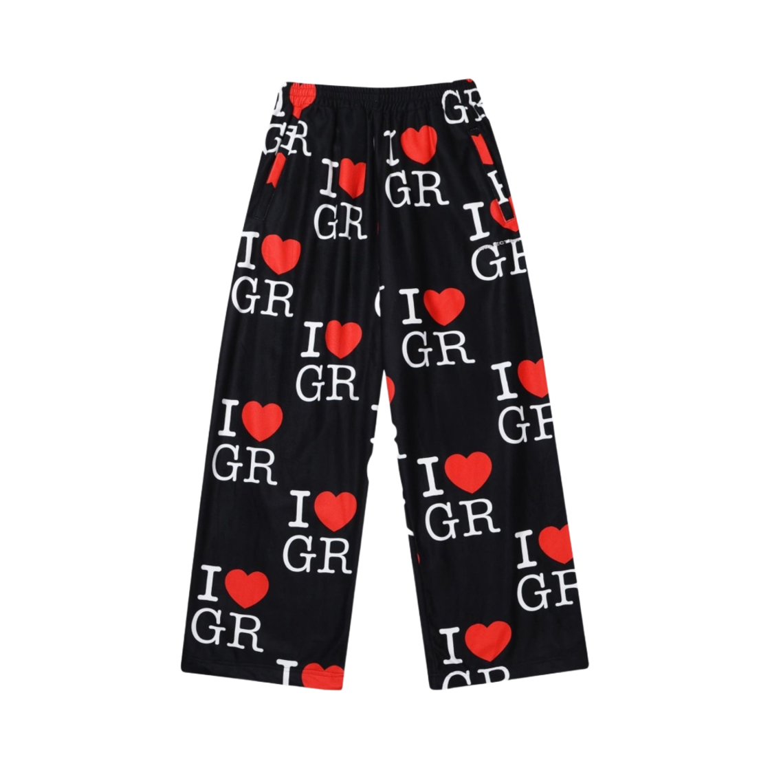 프로젝트 G/R 아이 러브 GR 팬츠 블랙 - 하우스 오브 GR 한정(Project G/R I Love GR Pants Black - Haus of GR Exclusive)