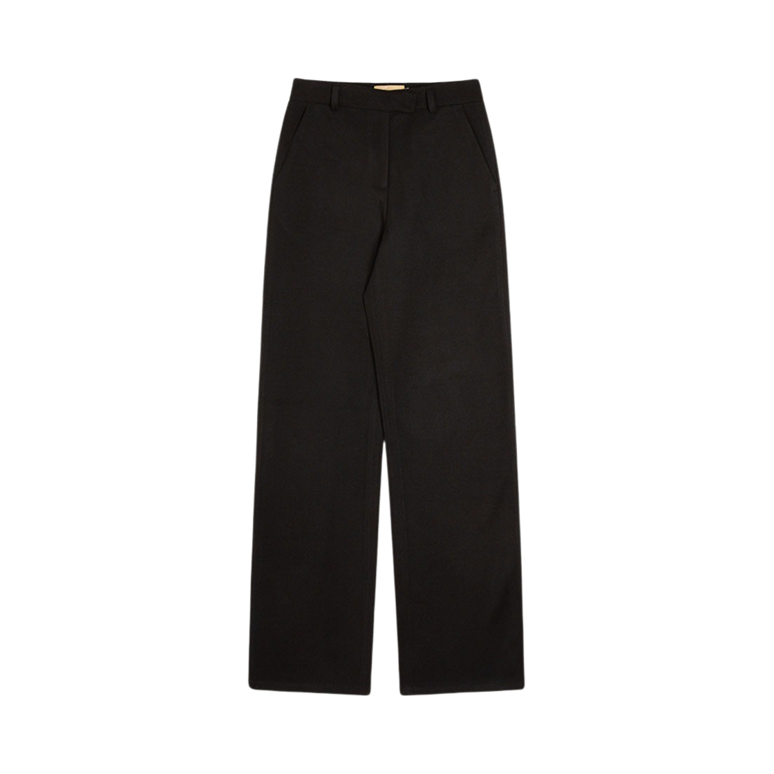 시야쥬 SIPT7021 더블 위브 롱 와이드 슬랙스 블랙