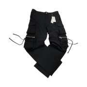 Undermycar Bombyx Multi Cargo Double Zip Pants Raven - 23SS