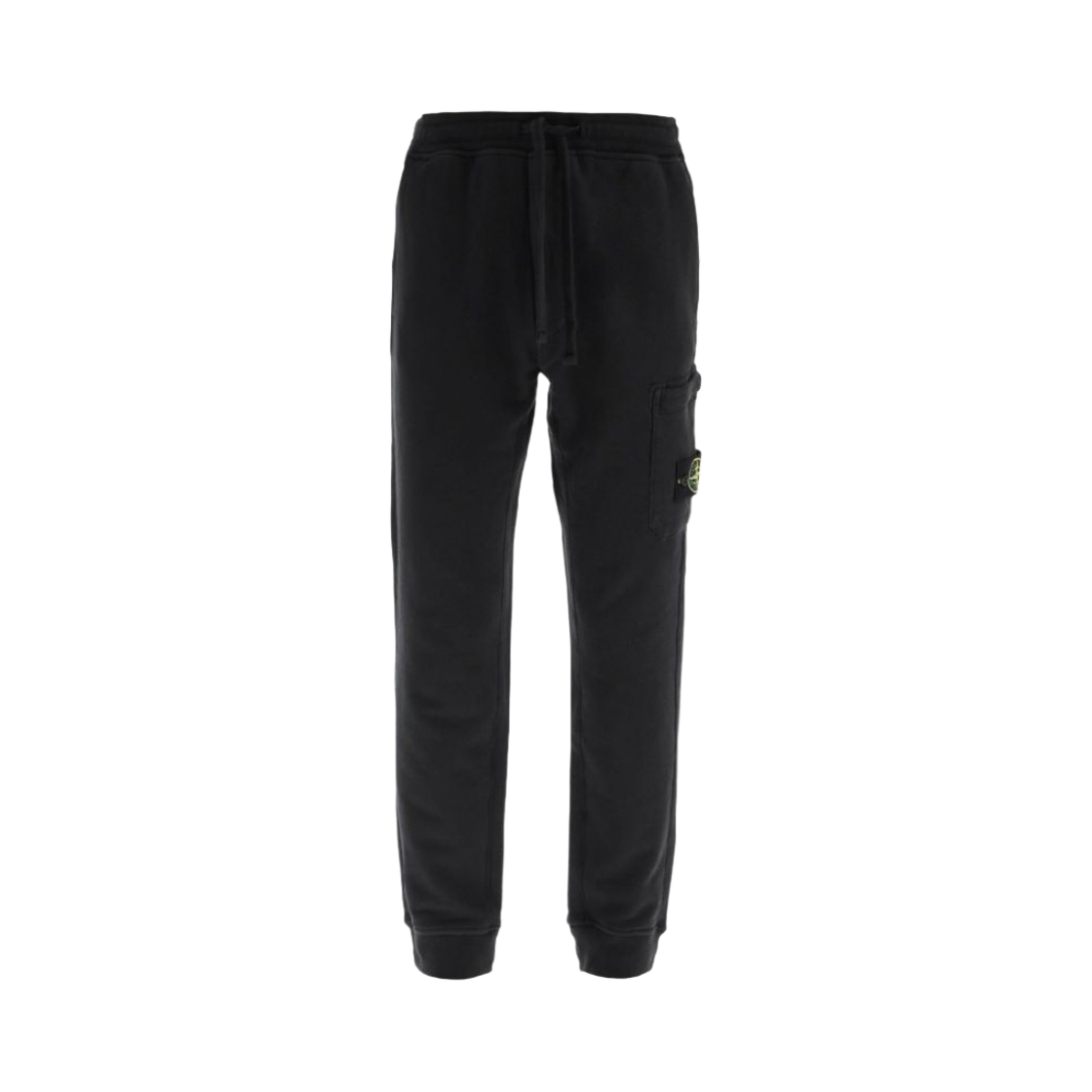 스톤 아일랜드 64551 코튼 플리스 카고 팬츠 블랙 - 23SS