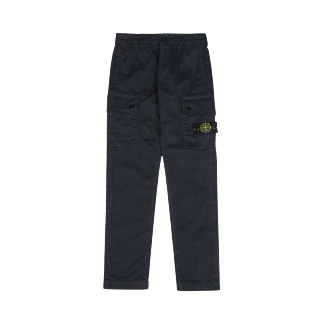811630115-V0120 (Kids) Stone Island 30115 Old Effect Garment Dyed Stretch Broken Twill Cargo Pants Navy Blue - 24FW