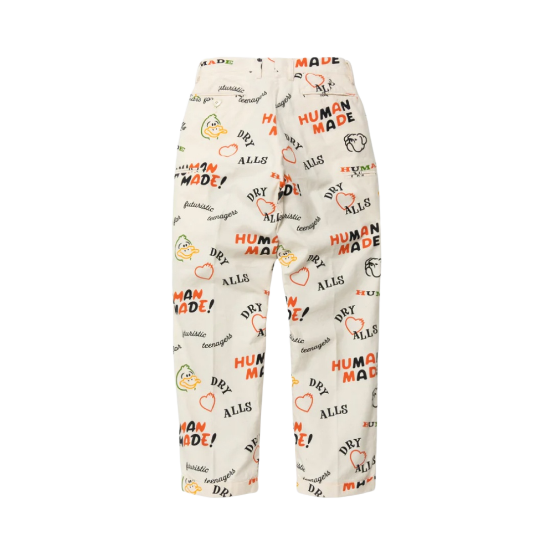 휴먼 메이드 프린티드 치노 팬츠 화이트(Human Made Printed Chino Pants White) - 2