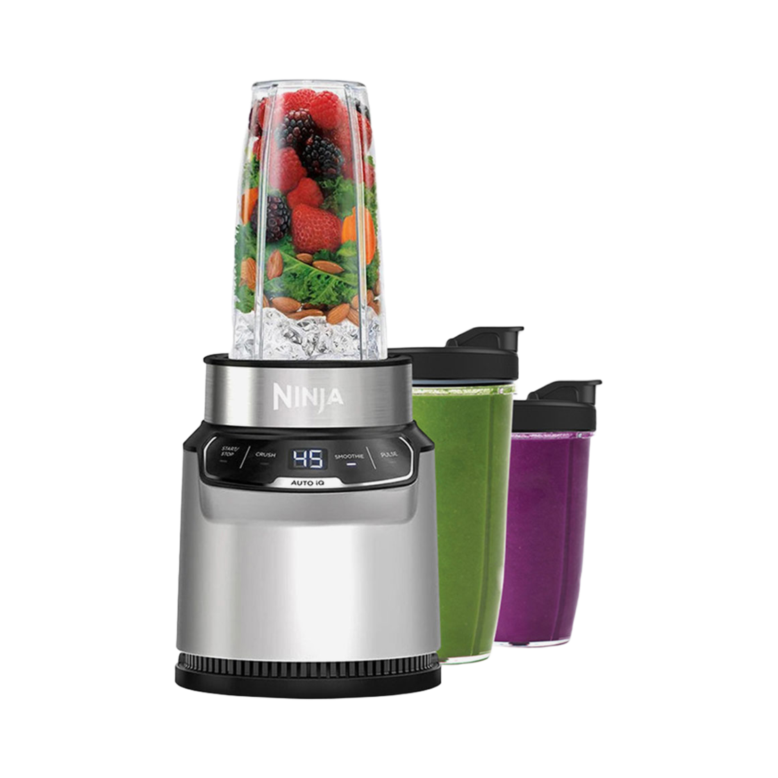 BN500KR Shark NINJA NINJA Nutri Blender Pro with Auto-IQ Blender BN500KR