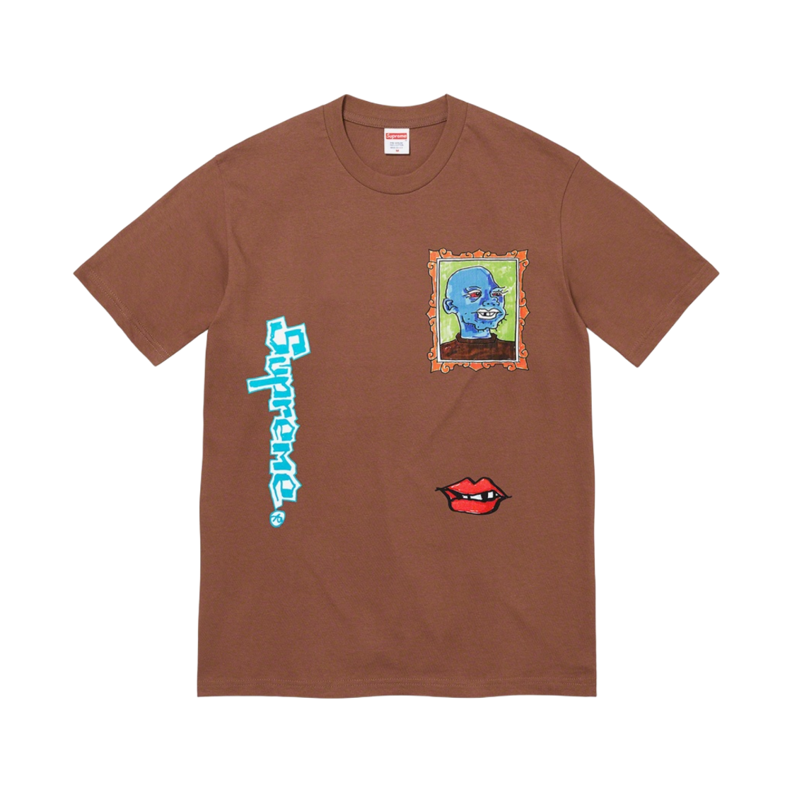 슈프림 곤즈 포트레이트 티셔츠 브라운 - 22FW(Supreme Gonz Portrait T-Shirt Brown - 22FW) - 1