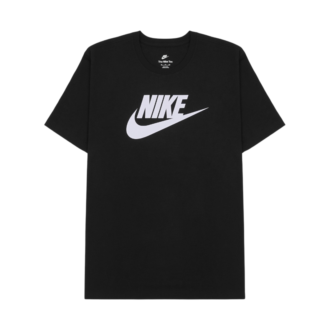나이키 NSW 아이콘 퓨추라 티셔츠 블랙 - 아시아(Nike NSW Icon Futura T-Shirt Black - Asia)
