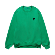 Ader Error Twin Heart Logo Sweatshirt Green