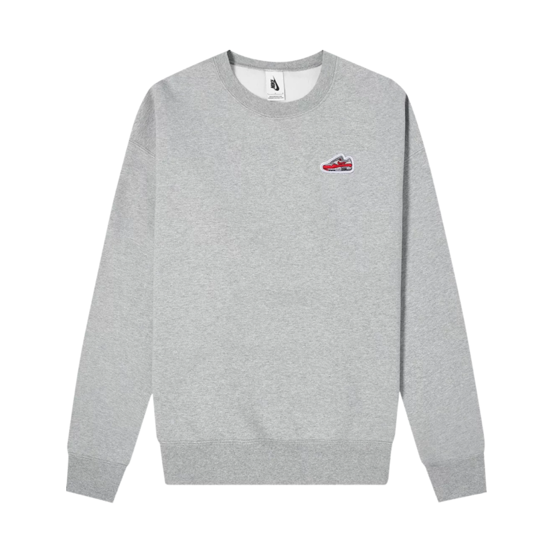 나이키 프렌치 테리 크루넥 다크 그레이 - 아시아(Nike French Terry Crewneck Dark Grey - Asia) - 1