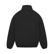Adidas x Fear of God Athletics Suede Fleece Half Zip Sweatshirt Black - KR Sizing