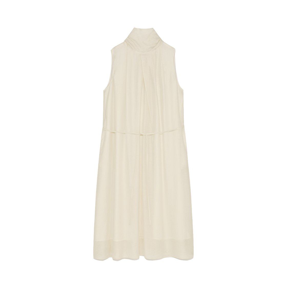 킨더살몬 우먼 세실 스카프 드레스 에크루(Cecil Scarf Dress Ecru)