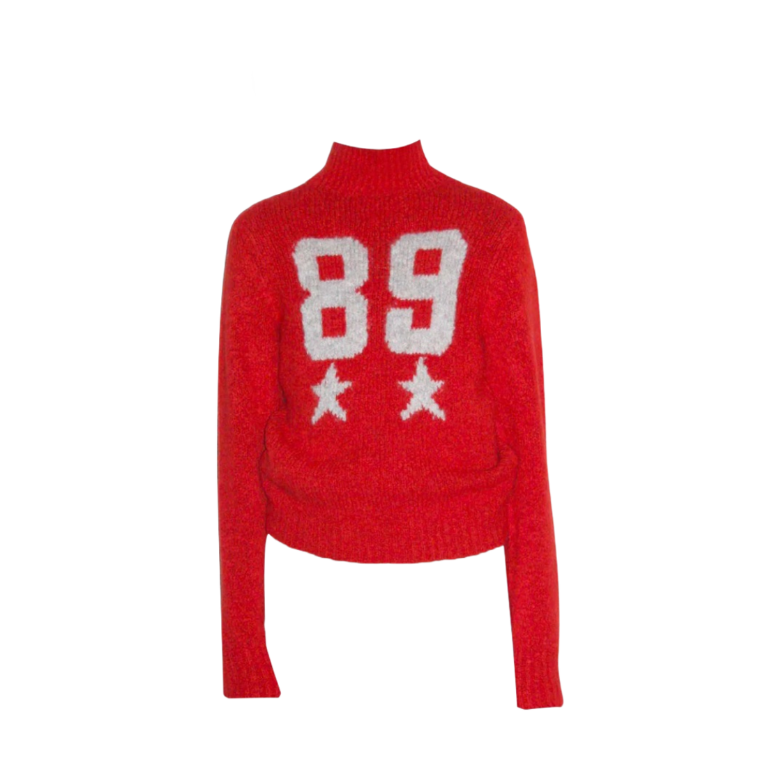 (W) 팔로마울 챔피온 리버시블 소프트 니트 스웨터 레드((W) Paloma Wool Champions Reversible Soft Knitted Sweater Red) - 2