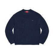 Supreme Open Knit Small Box Sweater Navy - 22SS