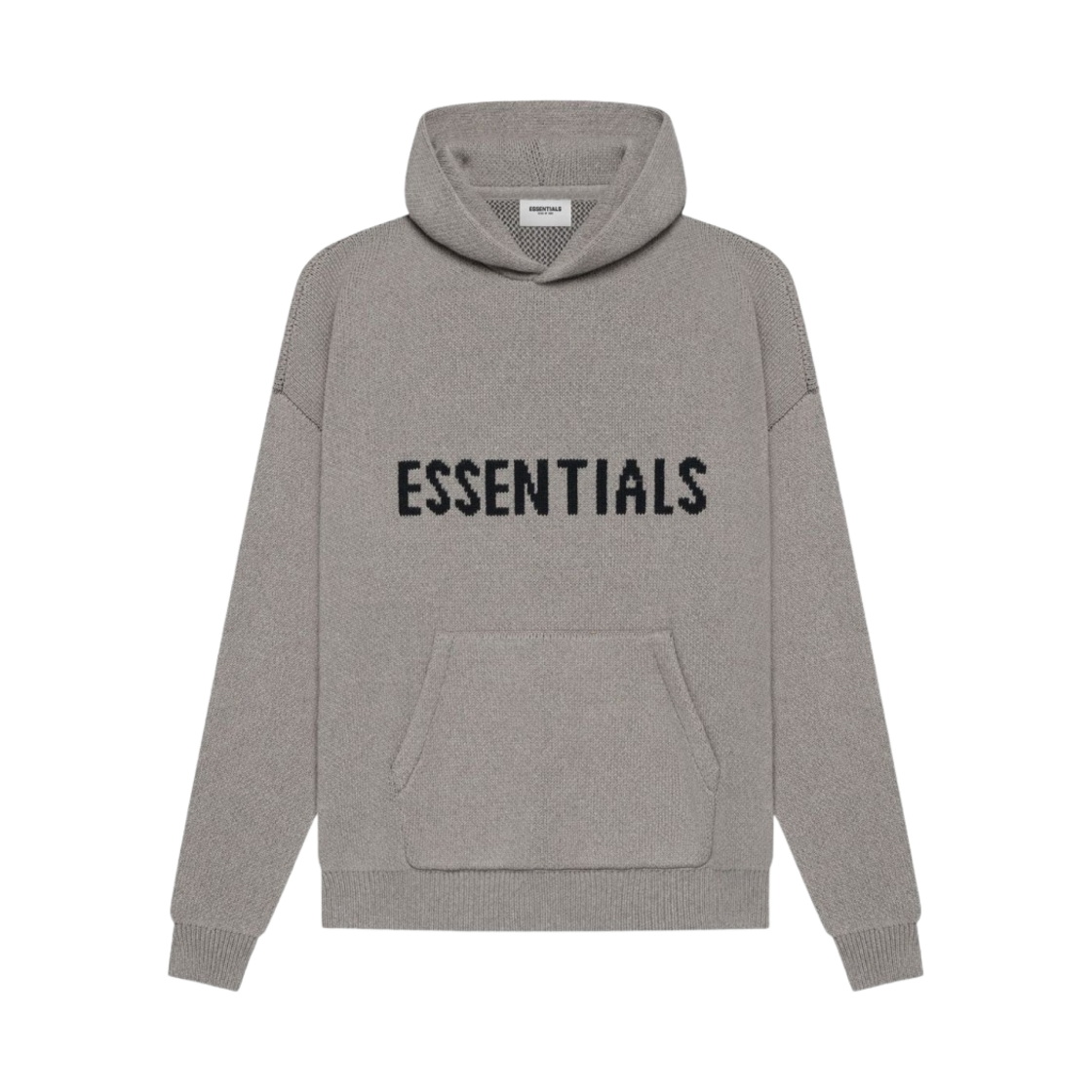 에센셜 니트 풀오버 후드 헤더 오트밀 - 21SS