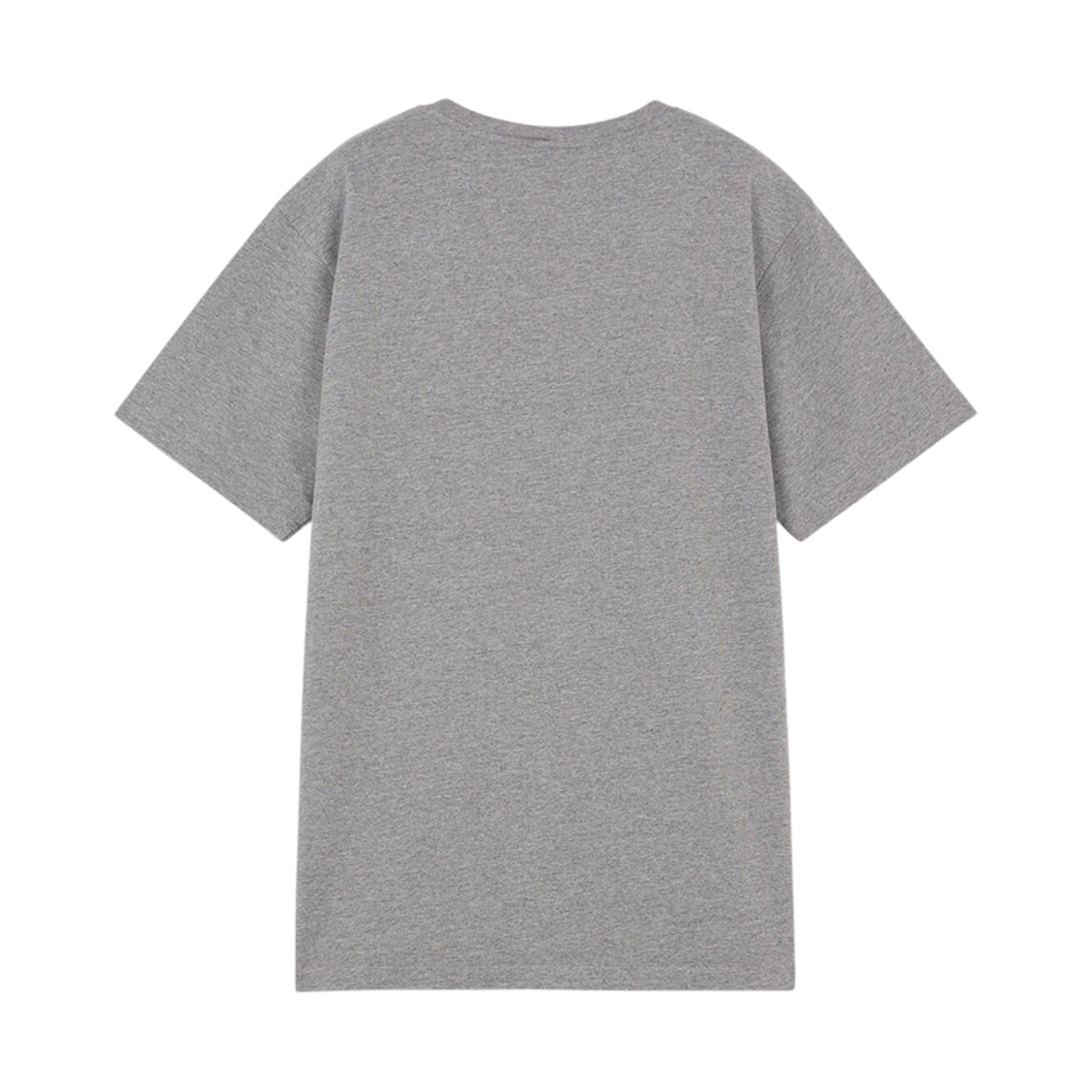 메종 키츠네 폭스 헤드 패치 릴렉스드 티셔츠 라이트 그레이 멜란지(Maison Kitsune Fox Head Patch Relaxed T-Shirt Light Grey Melange) - 2