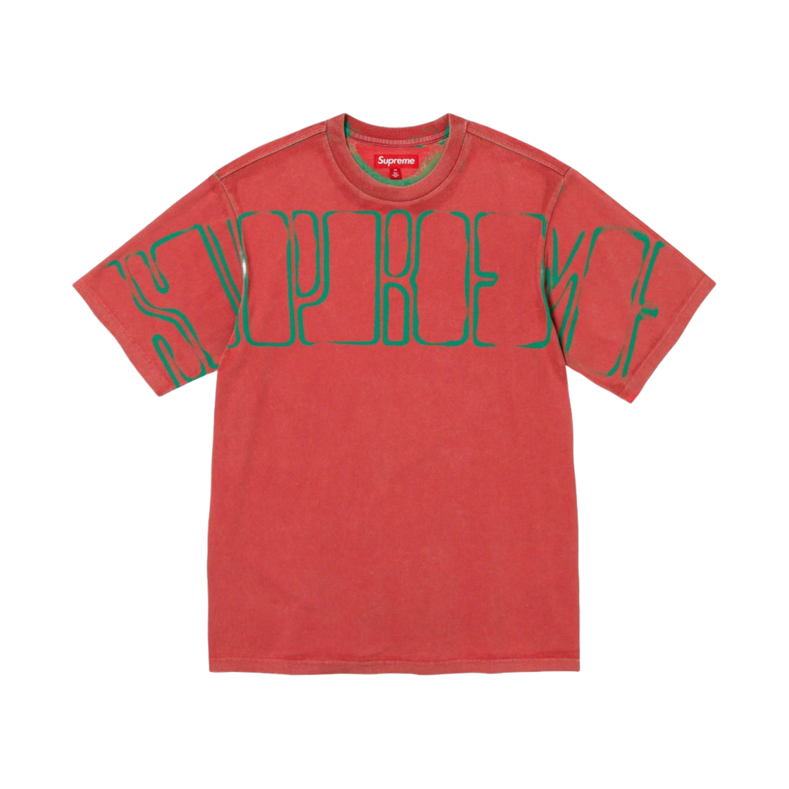 슈프림 오버프린트 녹아웃 숏슬리브 탑 브라이트 레드 - 23FW(Supreme Overprint Knockout S/S Top Bright Red - 23FW) - 1