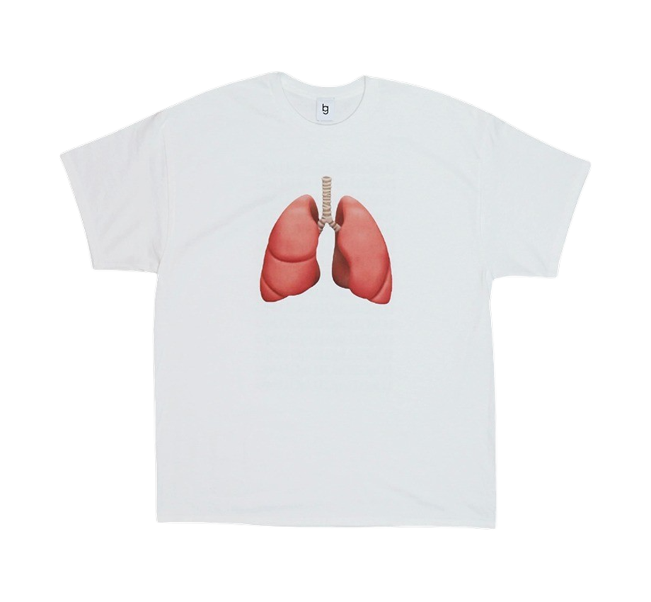 GBM2406 [프리오더] GB Mouth Lung T-shirt White