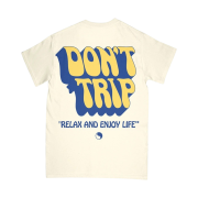 Free & Easy Lazy Days SS Tee Pale Yellow