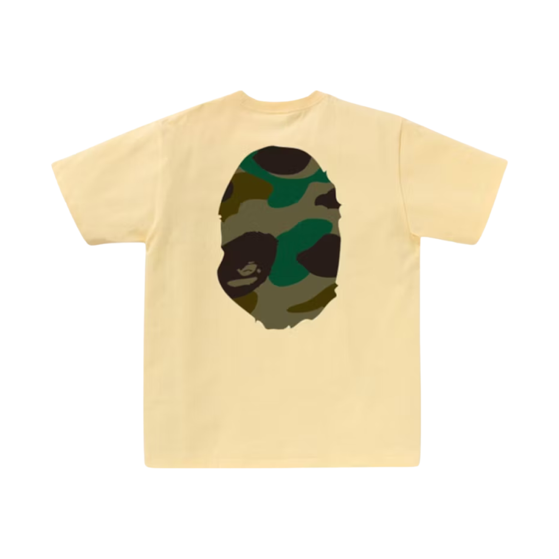 베이프 자이언트 퍼스트 카모 빅 에이프 헤드 티셔츠 옐로우 그린(BAPE Giant 1st Camo Big Ape Head T-Shirt Yellow Green) - 2