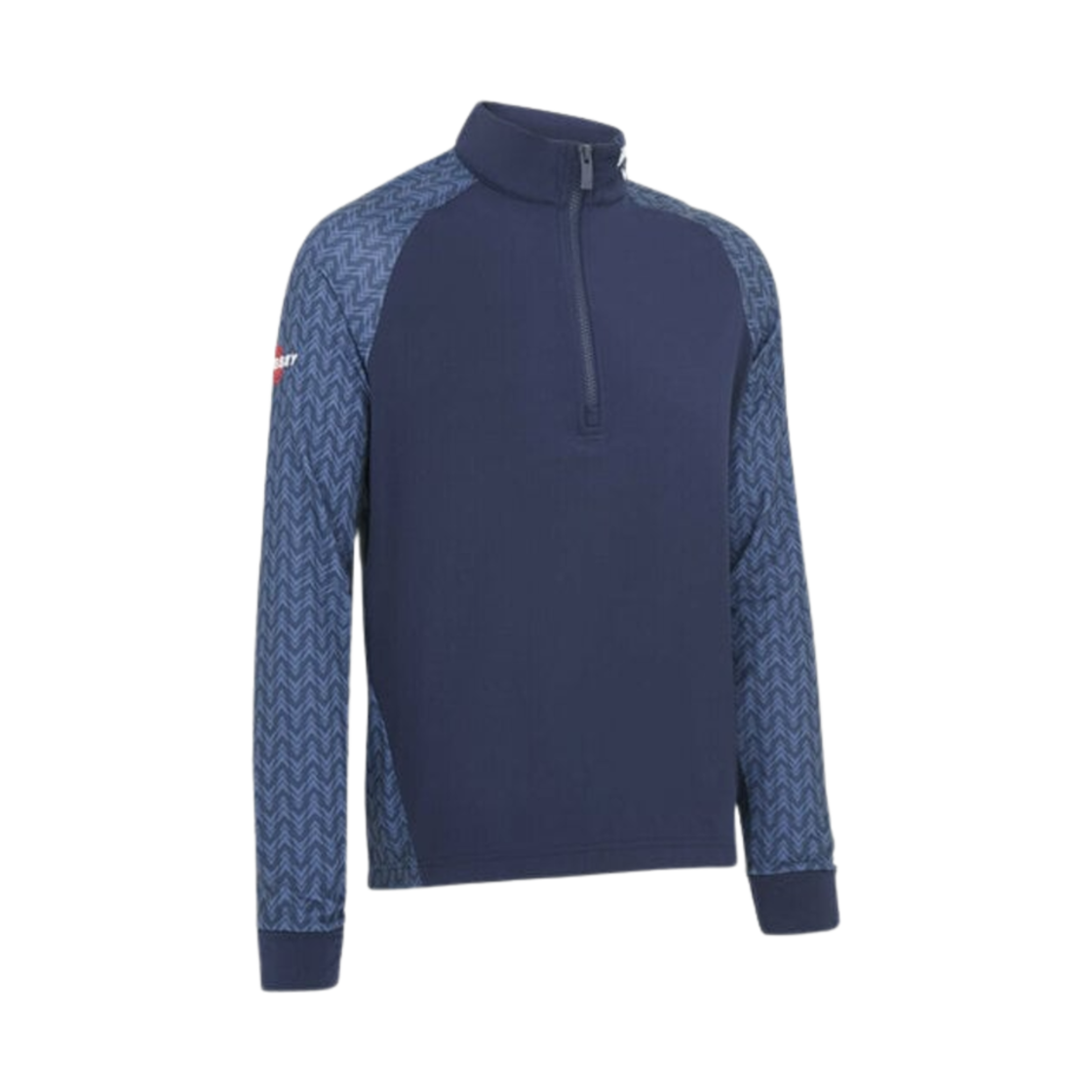 CGJSD0D5-410 Callaway Odyssey Block Zip Pullover Peacoat