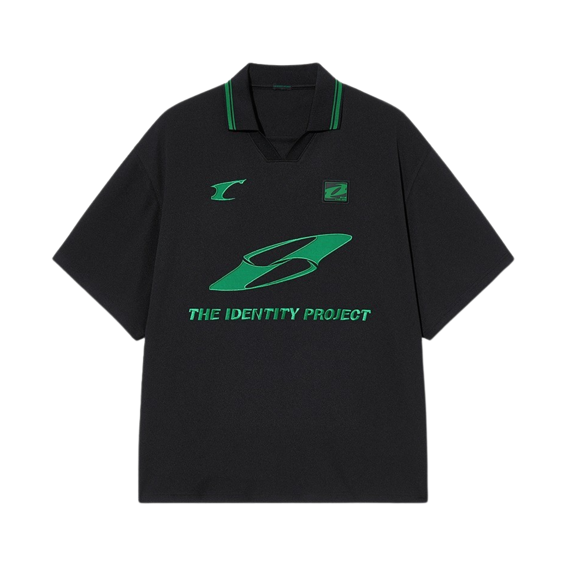 TIP_223 THE IDENTITY PROJECT Identity Half Jersey Black