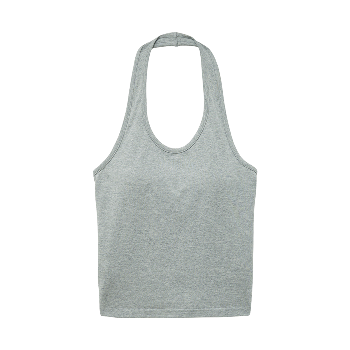 SFM1VT202AMG The Saturday Evening Post Halter Neck Sleeveless Top_Gray
