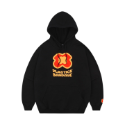 Plastick Bandage plower Hoodie Black