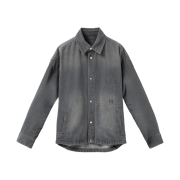 Wooyoungmi Pocket Detail Denim Shirt Grey - 24FW