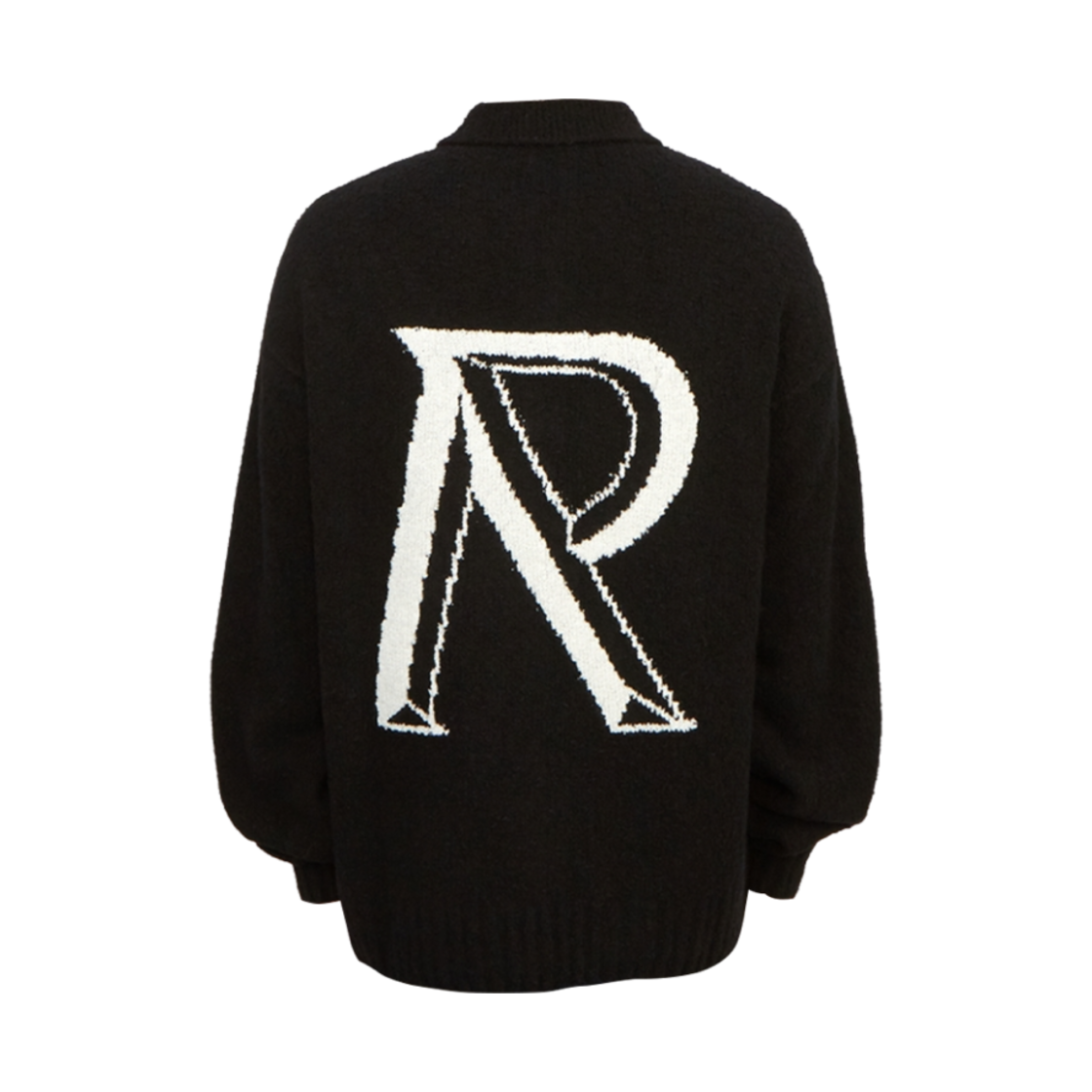 리프레젠트 이니셜 부클레 스웨터 제트 블랙(Represent Initial Boucle Sweater Jet Black) - 2
