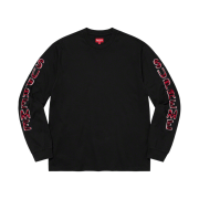 Supreme Cut Out L/S Top Black - 22FW