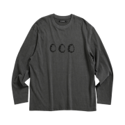 Hatchingroom Floral Egg T-Shirt Dyed Charcoal