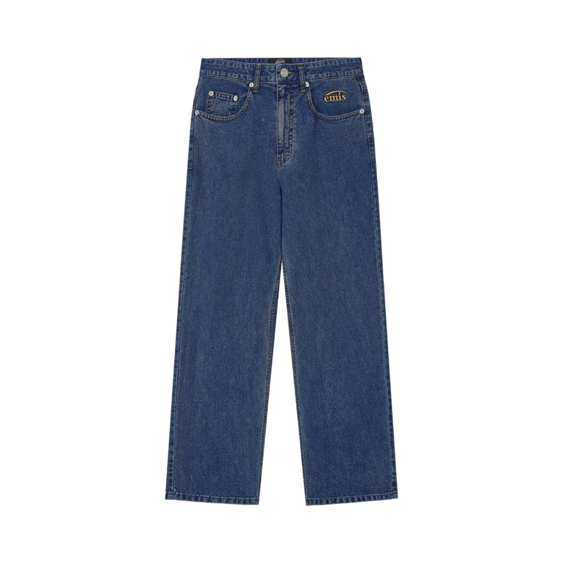 이미스 옥스포드 진 블루 데님(Emis Oxford Jeans Blue Denim)