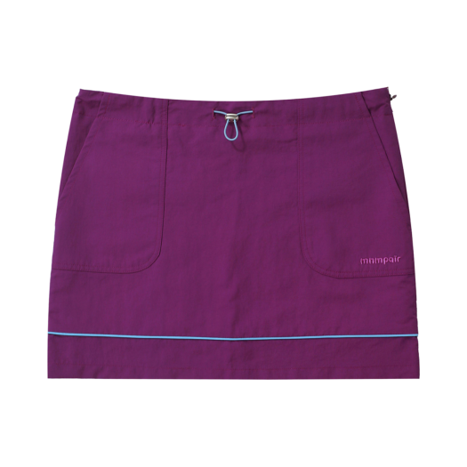 MP22SSSK01PP mnmpair Nylon Skirt Purple