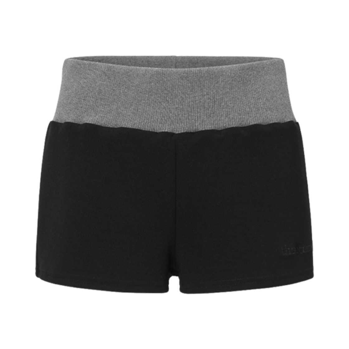 (W) 쓰리타임즈 듀얼 트랙 쇼츠 블랙((W) Threetimes Dual Track Shorts Black)