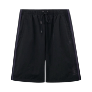 Polyteru Human Index Index 1/2 Nylon Track Pants Black+Purple