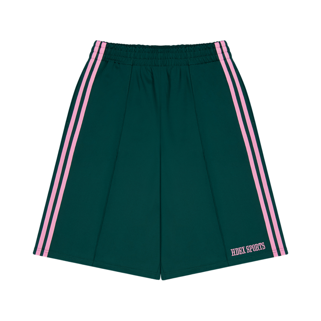 에이치덱스 플레인 저지 트랙 쇼츠 그린(HDEX Plain Jersey Track Shorts Green) - 1