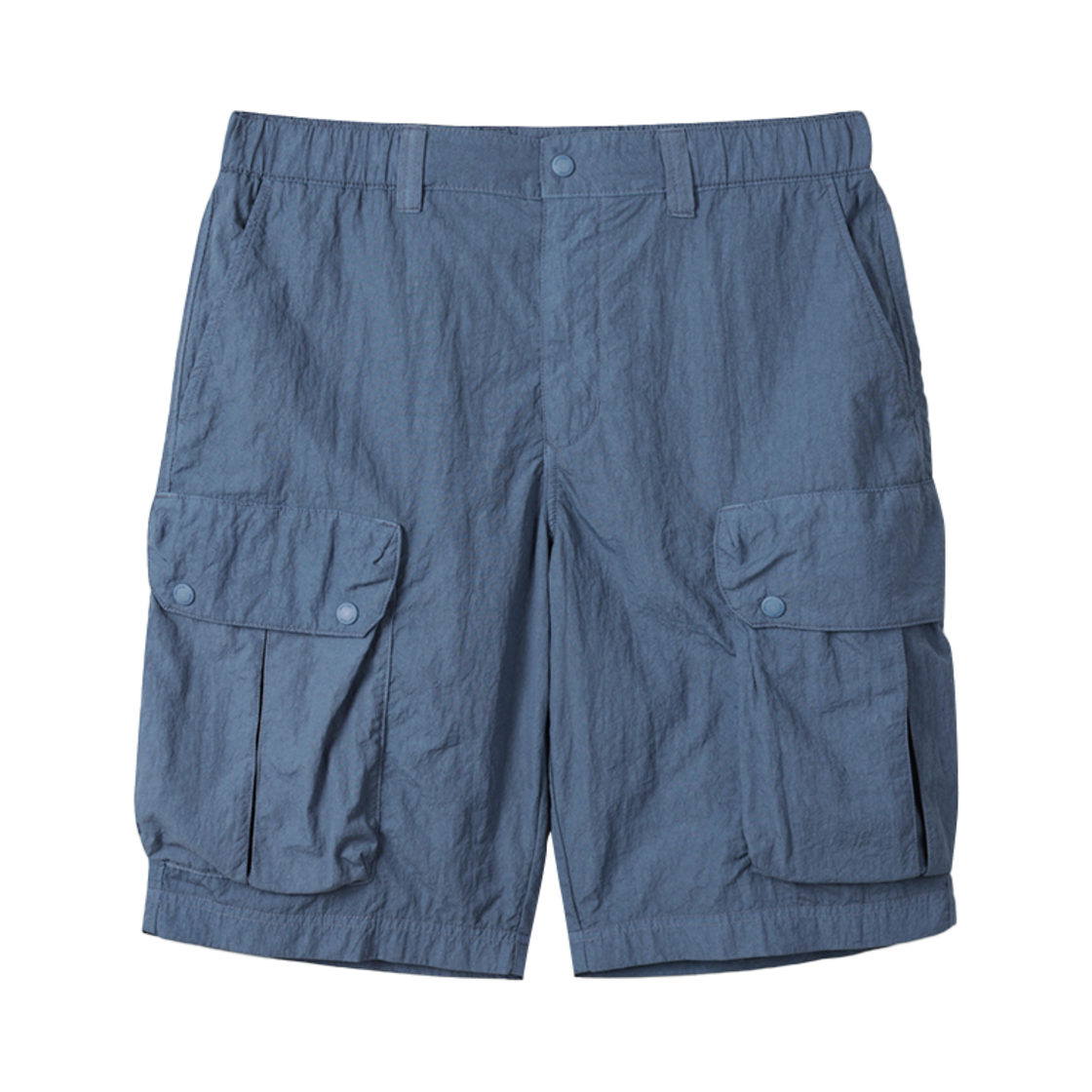 SAPOM25841NYX Series Garment Dying Cargo Loose Fit Shorts Navy